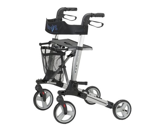 deluxe rollator walker walking aid